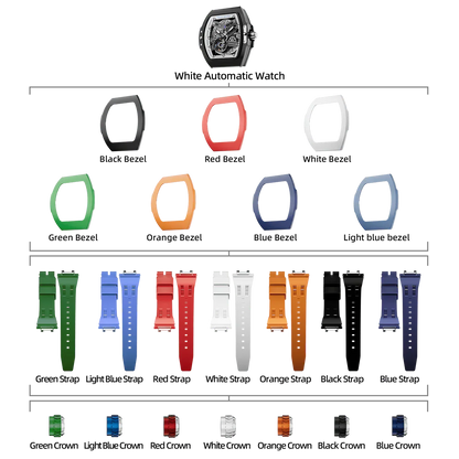 Atomic Interchangeable Automatic Watch Combo (7-in-1)