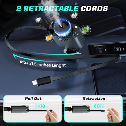 5-in-1 Car Charger with Star light