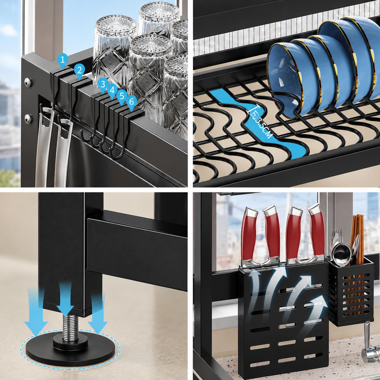 Kitchen Sink Shelf With Cabinet Door