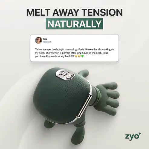 Smart 4D Neck & Back Massager – Deep Tissue Pain Relief & Relaxation