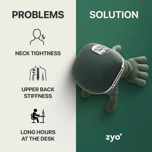 Smart 4D Neck & Back Massager – Deep Tissue Pain Relief & Relaxation