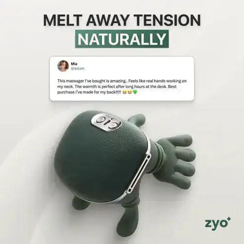 Smart 4D Neck &amp; Back Massager – Deep Tissue Pain Relief &amp; Relaxation